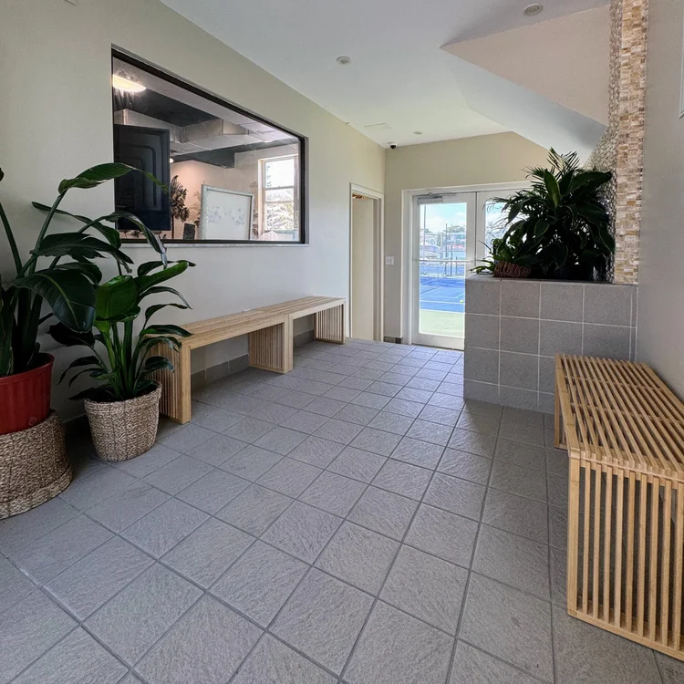 Reception area